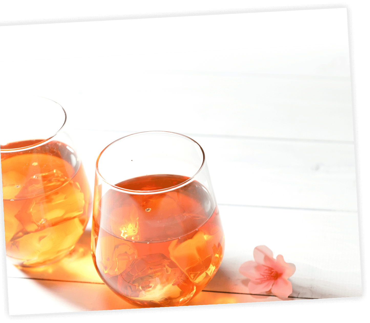 アイスで爽やかな味わい